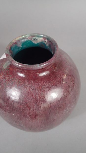 CAB (Céramique d'art de Bordeaux). Vase boule...