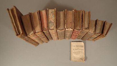 RELIGIEUX, ensemble de 13 volumes plein-veau...