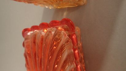 BACCARAT. Partie de garniture de toilette,...