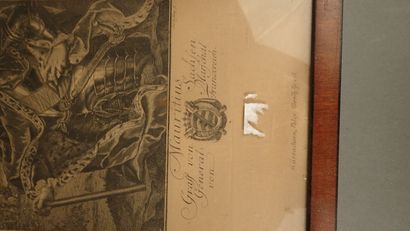 *Lot de 4 gravures de portrait « Jean Racine...