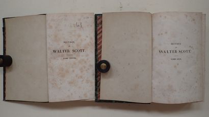 Ensemble de 4 ouvrages :
- Walter Scott....