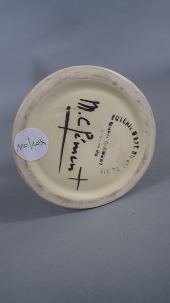 Michel CLEMENT (XXe siècle) - Poterie d'art...