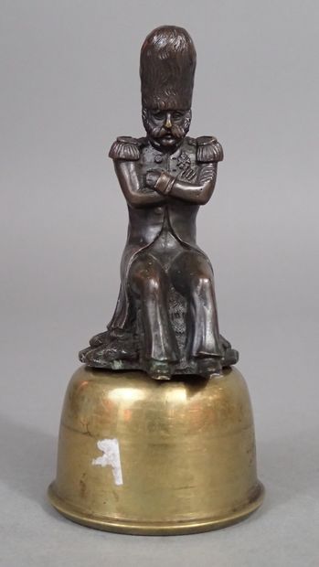 Epreuve en bronze à patine brune figurant...