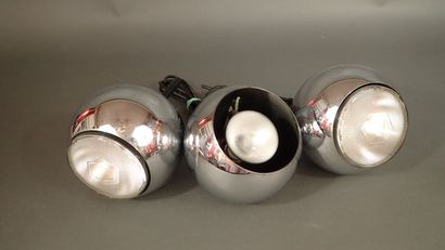 Ensemble de trois luminaires eye-ball en...
