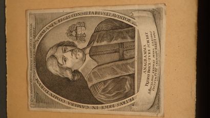 *Lot de 4 gravures de portrait « Jean Racine...