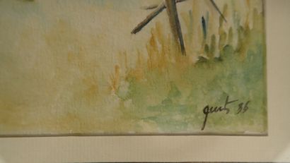 Lot de 2 gravures comprenant :
- D'après...