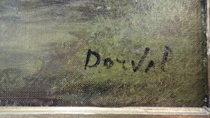 DORVAL (école française du XIX-Xxème siècle....