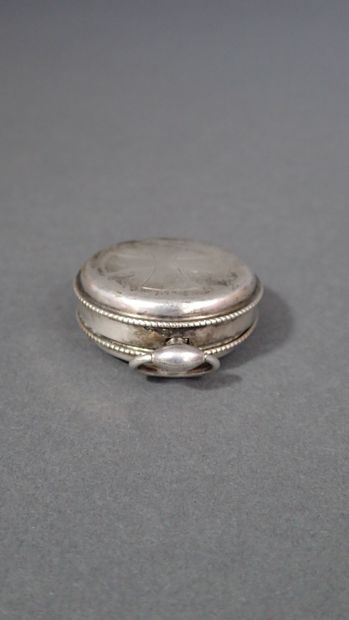 Custode en argent 800/1000e. Poinçon crabe....