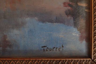 TOURRET, école française du XIX-XXème siècle....