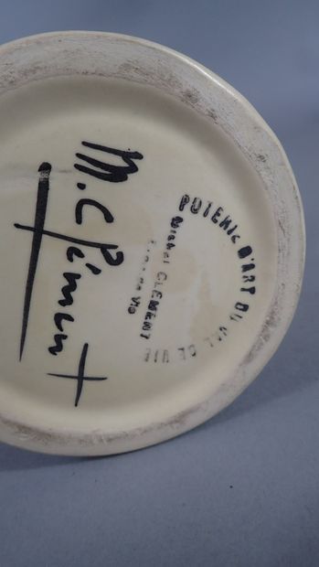Michel CLEMENT (XXe siècle) - Poterie d'art...