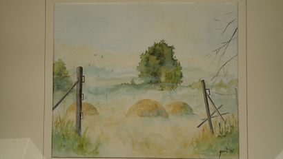 Lot de 2 gravures comprenant :
- D'après...