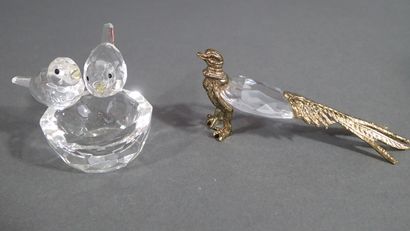 Mannette comprenant : 
- Lot de 11 figurines...
