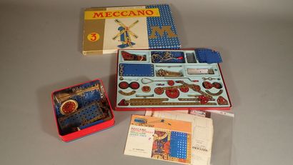 MECCANO France. Coffret n°3 Moulin à vent...
