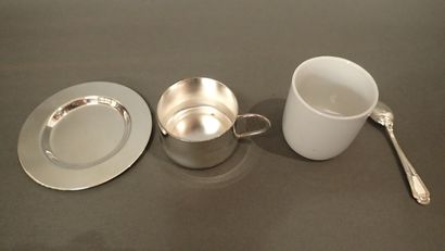 Ensemble de 6 tasses à café en porcelaine...