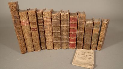 RELIGIEUX, ensemble de 13 volumes plein-veau...