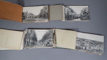 Collection de cartes postales en vrac et...