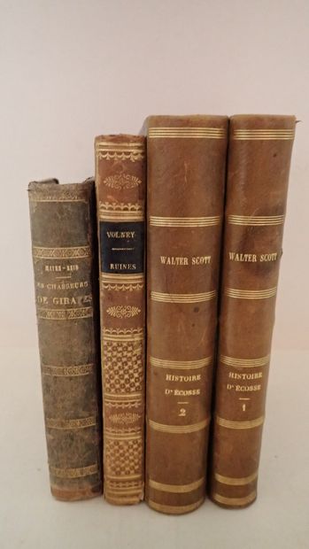 Ensemble de 4 ouvrages :
- Walter Scott....
