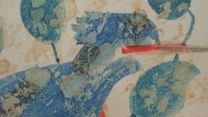 Paul AMBILLE (1930-2010). « Le pigeon bleu...