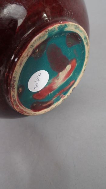 CAB (Céramique d'art de Bordeaux). Vase boule...