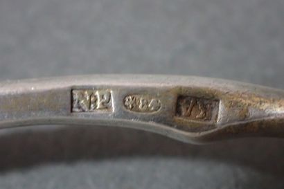 Cuillère à caviar en argent 84 zolotnik,...