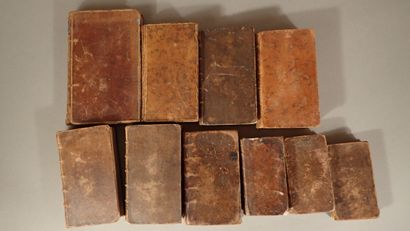 RELIGIEUX, ensemble de 13 volumes plein-veau...