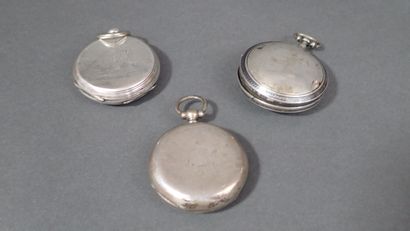 Ensemble de trois montres, deux à gousset...