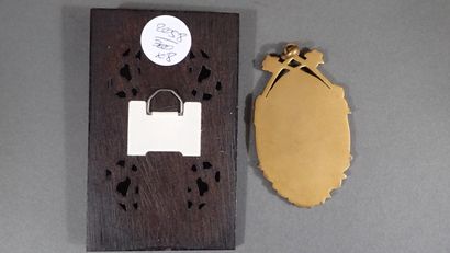 [RELIGIOSA]
- Plaque murale en bois durci,...