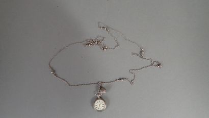 Montre de poche en argent 800/1000e, dos...
