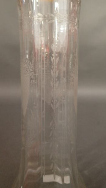 LEGRAS-MONTJOYE, attribué à. Grand vase en...