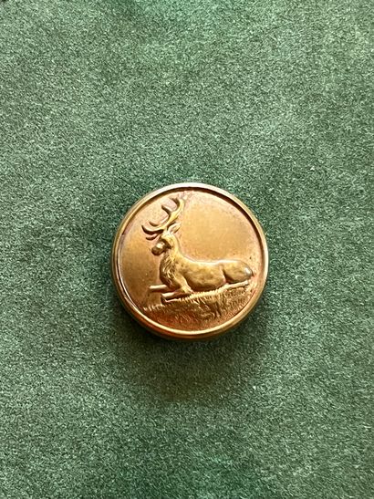 IDF. Bouton de gilet de l’équipage d’Halatte...