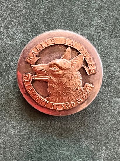 ANJ. Bouton de tenue du rallye Purée (1927-1939)Baron...