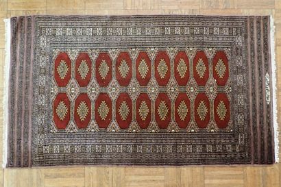 Pakistan cashmere and silk prayer rug in...