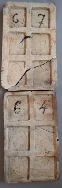 Alexandre BIGOT (1862-1927). Bas-relief composed...
