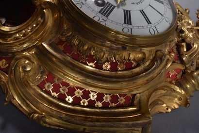 Charles BALTHAZAR in PARIS. Gilt bronze cartel...