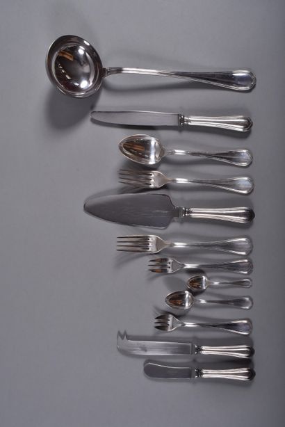 CHRISTOFLE. Spatours model silver-plated...