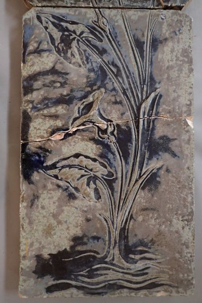 Alexandre BIGOT (1862-1927). Bas-relief composed...