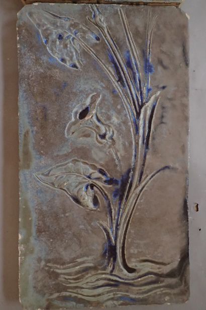 Alexandre BIGOT (1862-1927). Bas-relief composed...
