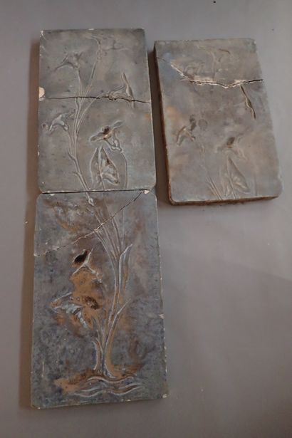 Alexandre BIGOT (1862-1927). Bas-relief composed...