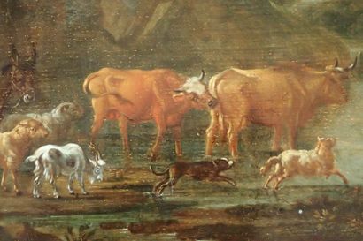 Dutch school circa 1700. 