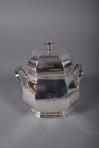 TETARD Frères. Art Deco silver tea-coffee...