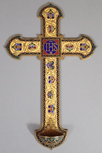 Ferdinand BARBEDIENNE (1810-1892). Cloisonné...