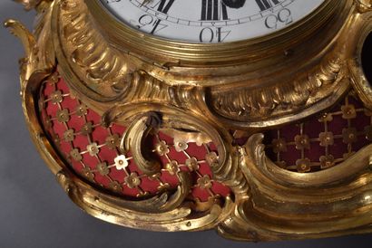 Charles BALTHAZAR in PARIS. Gilt bronze cartel...