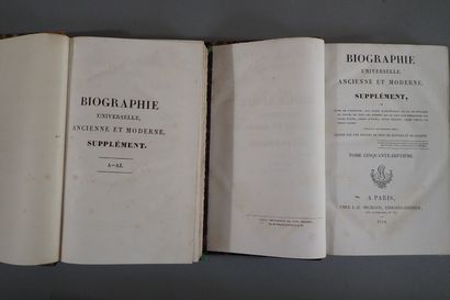 MICHAUD (Louis-Gabriel). 
Biographie Universelle...