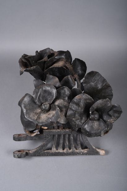 Richard DESVALLIERES (1893-1962). Wrought...