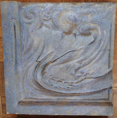 Alexandre BIGOT (1862-1927). Bas-relief composed...