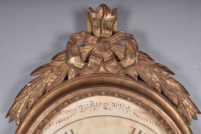 TORICELLI, after. Large wall-mounted barometer...