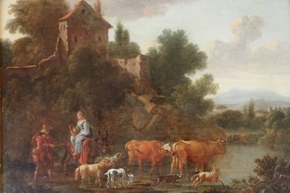Dutch school circa 1700. 