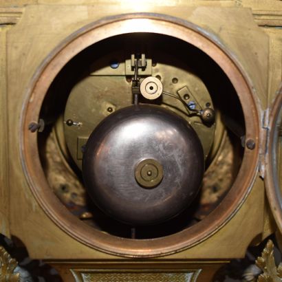 DOMANGE et ROLLIN in Paris. Gilt bronze and...