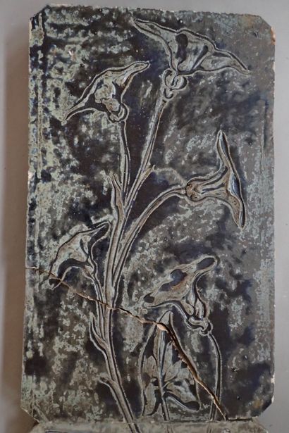 Alexandre BIGOT (1862-1927). Bas-relief composed...