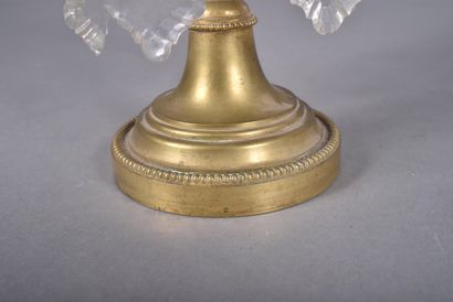 Gilded bronze girandole with five lights,...